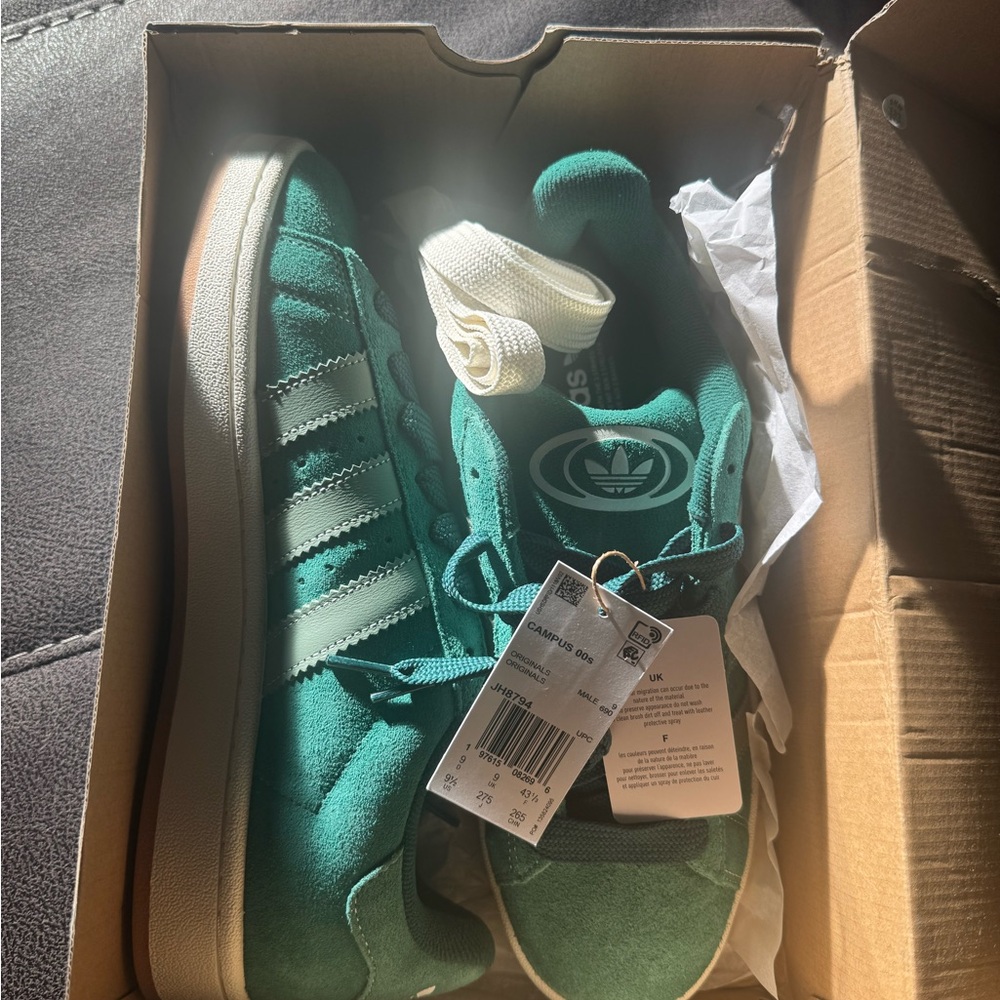 Adidas Kids Teal Sneakers